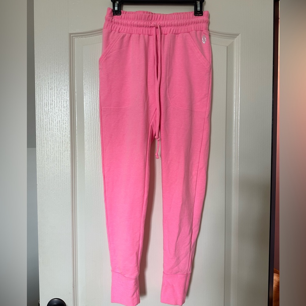 Hot pink fp movement skinny sweats